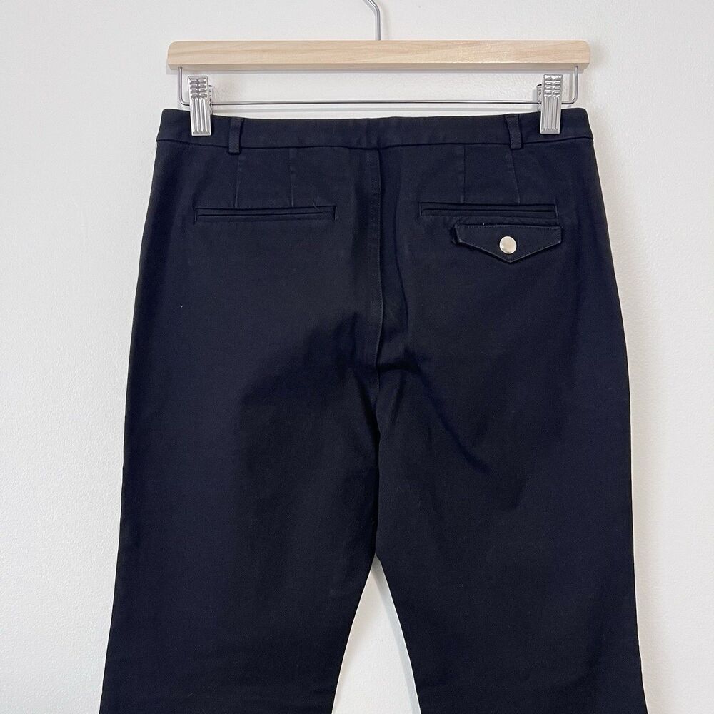 Anthropologie Maeve Black High-Rise Flare Pants Size 6 Stretch - Picture 6 of 8